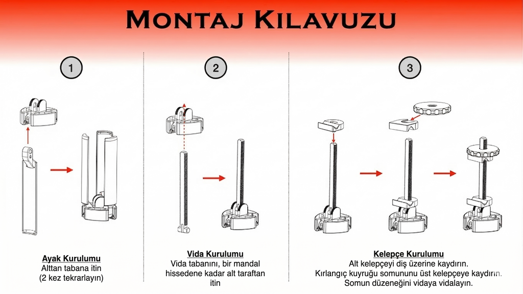 Katlanabilir Kompakt Telefon ve GoPro Tripodu |Özel 3D Üretim