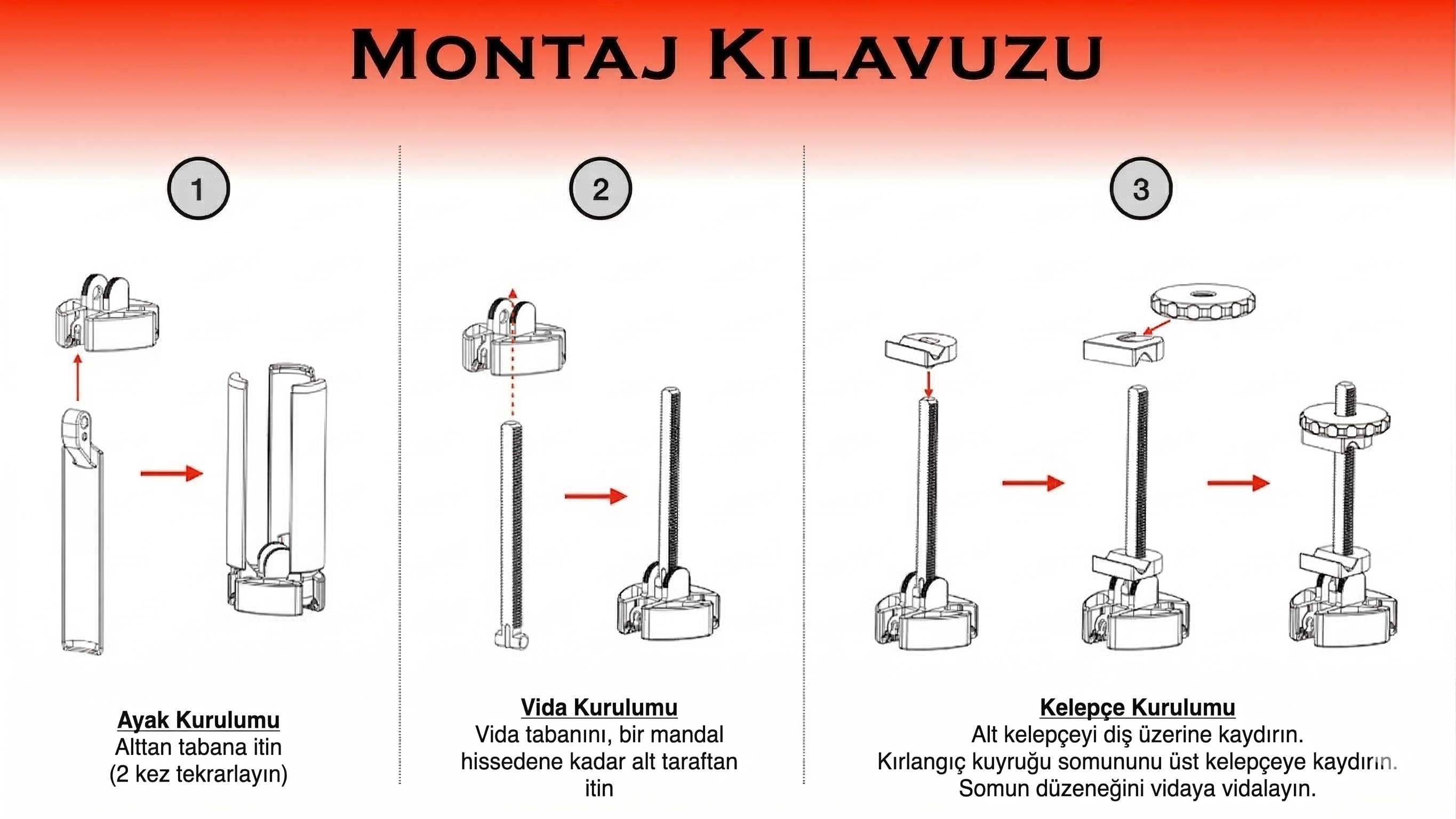 Katlanabilir Kompakt Telefon ve GoPro Tripodu |Özel 3D Üretim