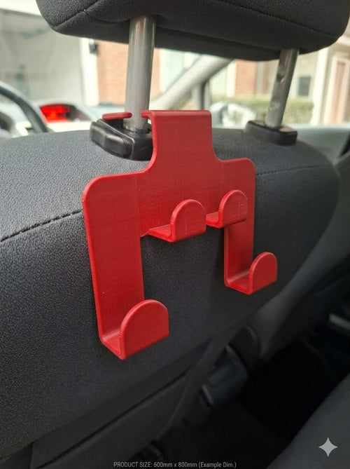 Araç İçi Koltuk Arkası Düzenleyici Telefon Tutucu ve Çanta Poşet Askısı