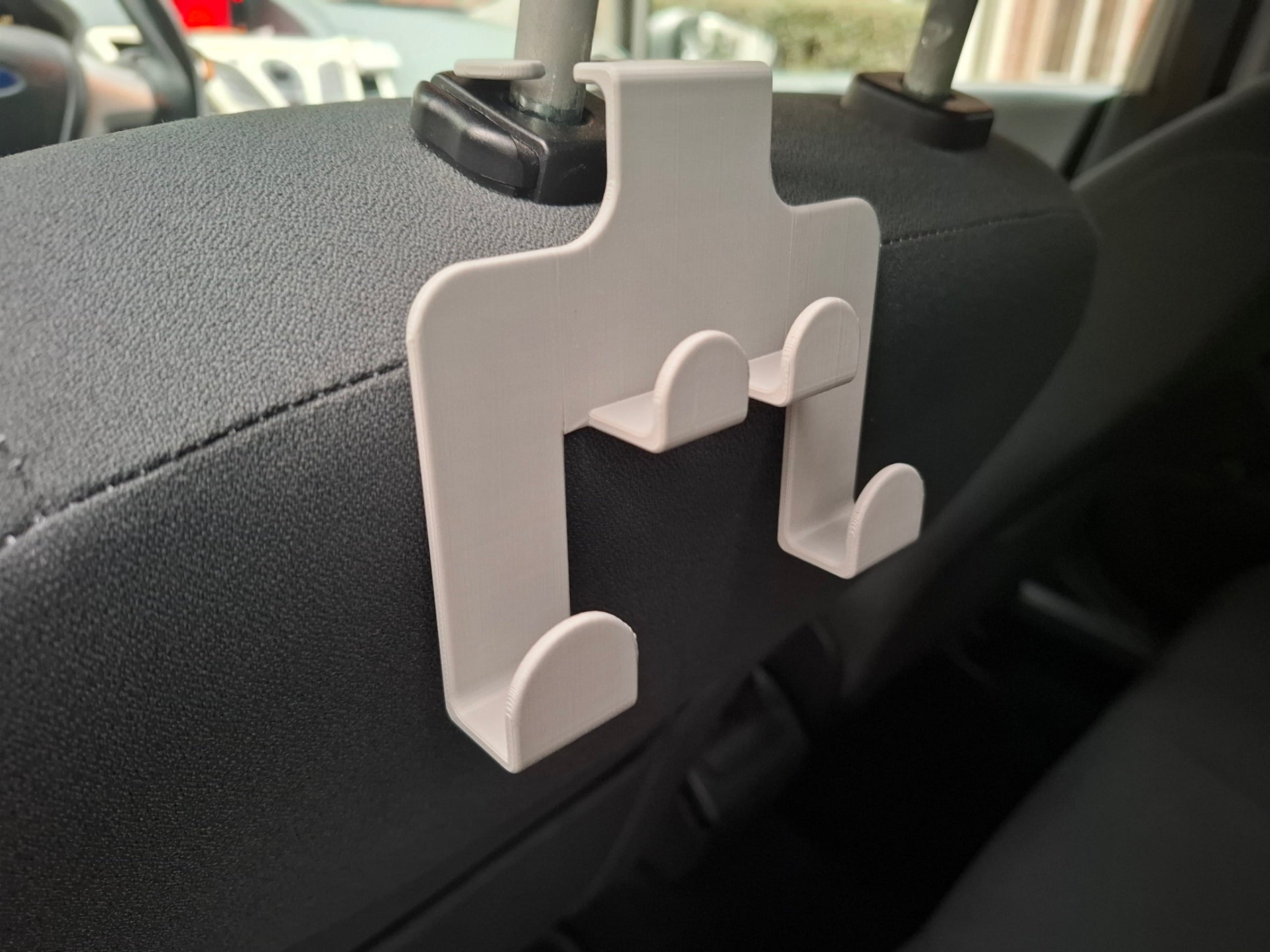 Araç İçi Koltuk Arkası Düzenleyici Telefon Tutucu ve Çanta Poşet Askısı